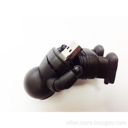 Astronaut 3D PVC USB Flash Drive with 1 to 32GB Memory Capacity and OEM Orders Welcomed